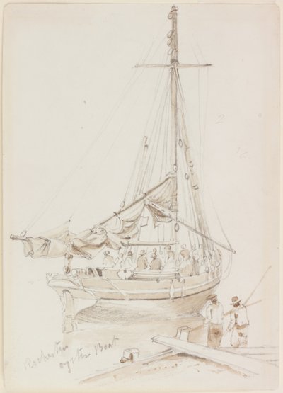 Rochester Oyster Boat by John Wilson Carmichael